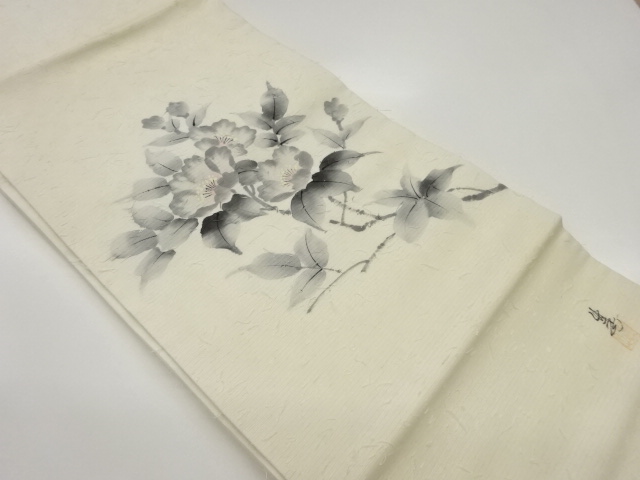 JAPANESE NAGOYA OBI / HIGE TSUMUGI / ARTIST WORK